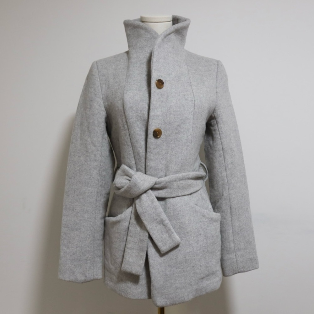 Wilfred Cocoon Coat in Short